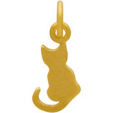 Tiny Sitting Cat Necklace