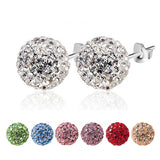 Glitz Ball Stud Earrings