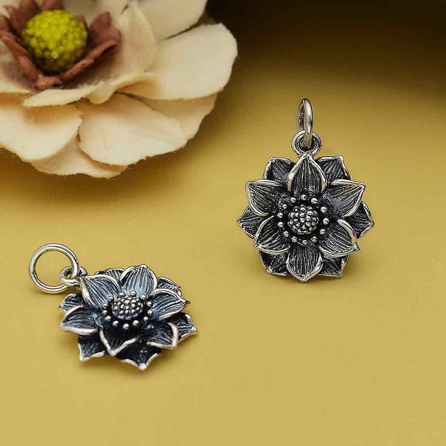 Realistic Lotus Flower Necklace