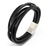Layered Leather Bracelet