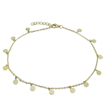 Chain & Circles Anklet