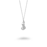 Tiny Sitting Cat Necklace