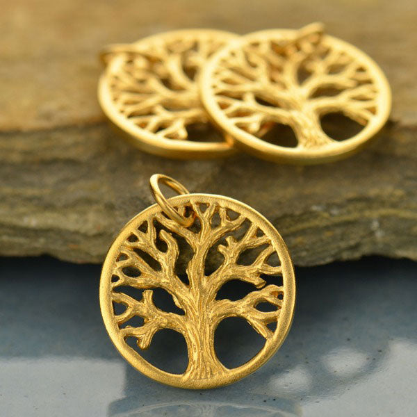 Textured Tree Branches Necklace