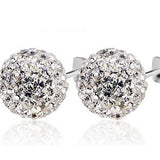 Glitz Ball Stud Earrings