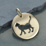 Round Cat Walking Necklace