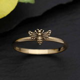 Bronze Bee on Ring Band