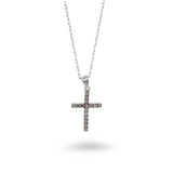 Medium CZ Cross Necklace