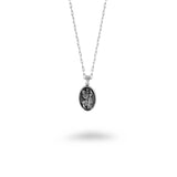 Large Oxidized St. Christopher Necklace
