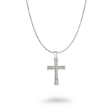 CZ Centered Cross Necklace