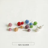 Glitz Ball Stud Earrings