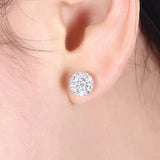 Glitz Ball Stud Earrings