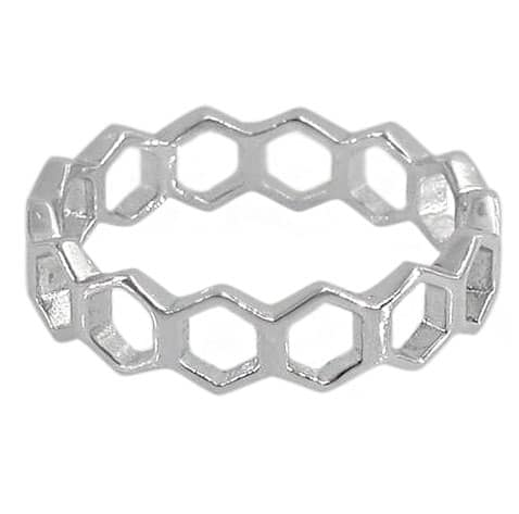 Honeycomb Eternity Ring