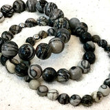 Black Silk Stone Bracelet