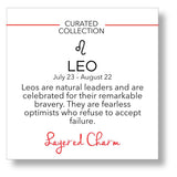 Leo Double-Sided Coin Zodiac Necklace