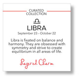 Libra Double-Sided Coin Zodiac Necklace