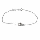 Linked Hearts Chain Bracelet