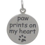 Paw Prints on my Heart Necklace
