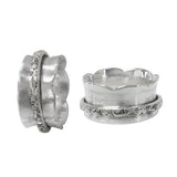 Meditation Ring 10mm Silver