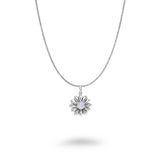 Flower Moonstone Necklace