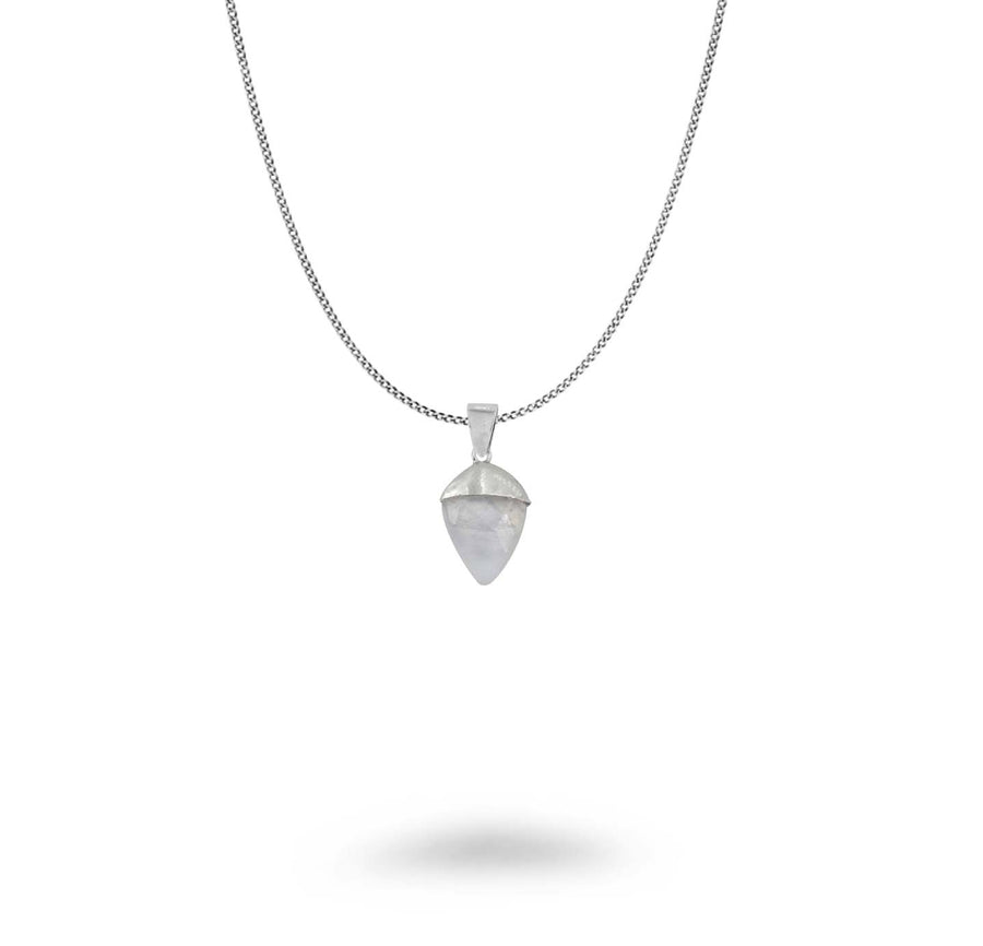 Semi Precious Cone Shape Necklace