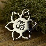 Lotus with Ohm Necklace
