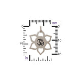 Lotus with Ohm Necklace
