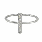 Bar CZ  Ring