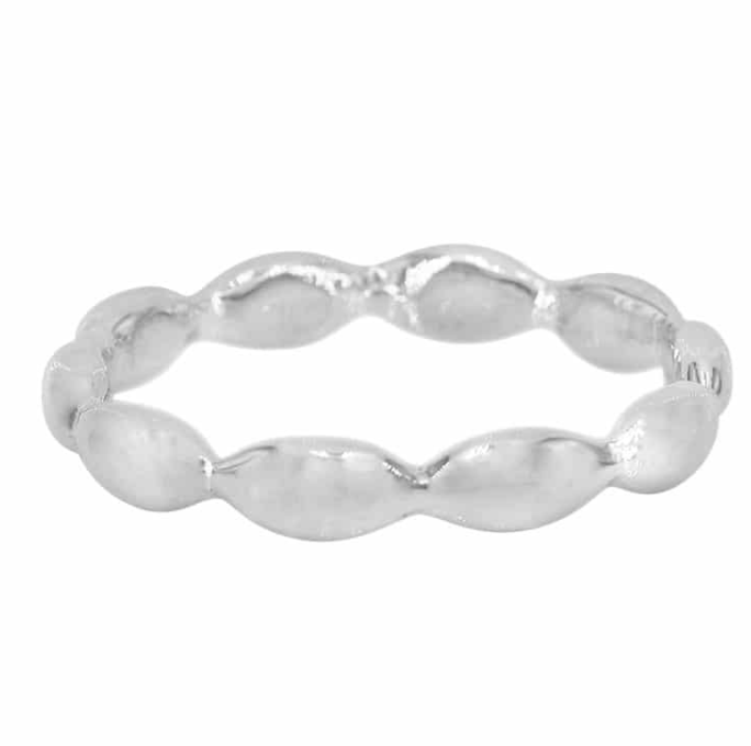 Smooth Oval Eternity Ring