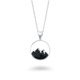 Cascade Mountain Circle Necklace