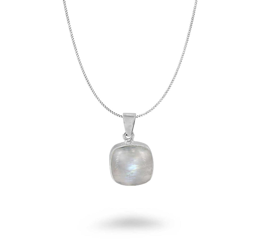 Square Gemstone Necklace