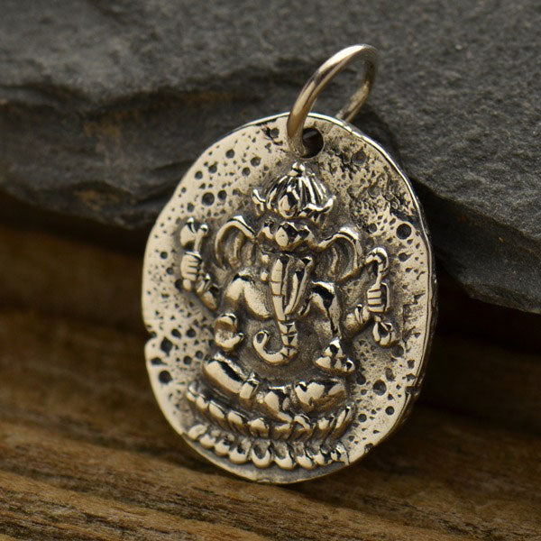 Ancient Coin Ganesh Necklace