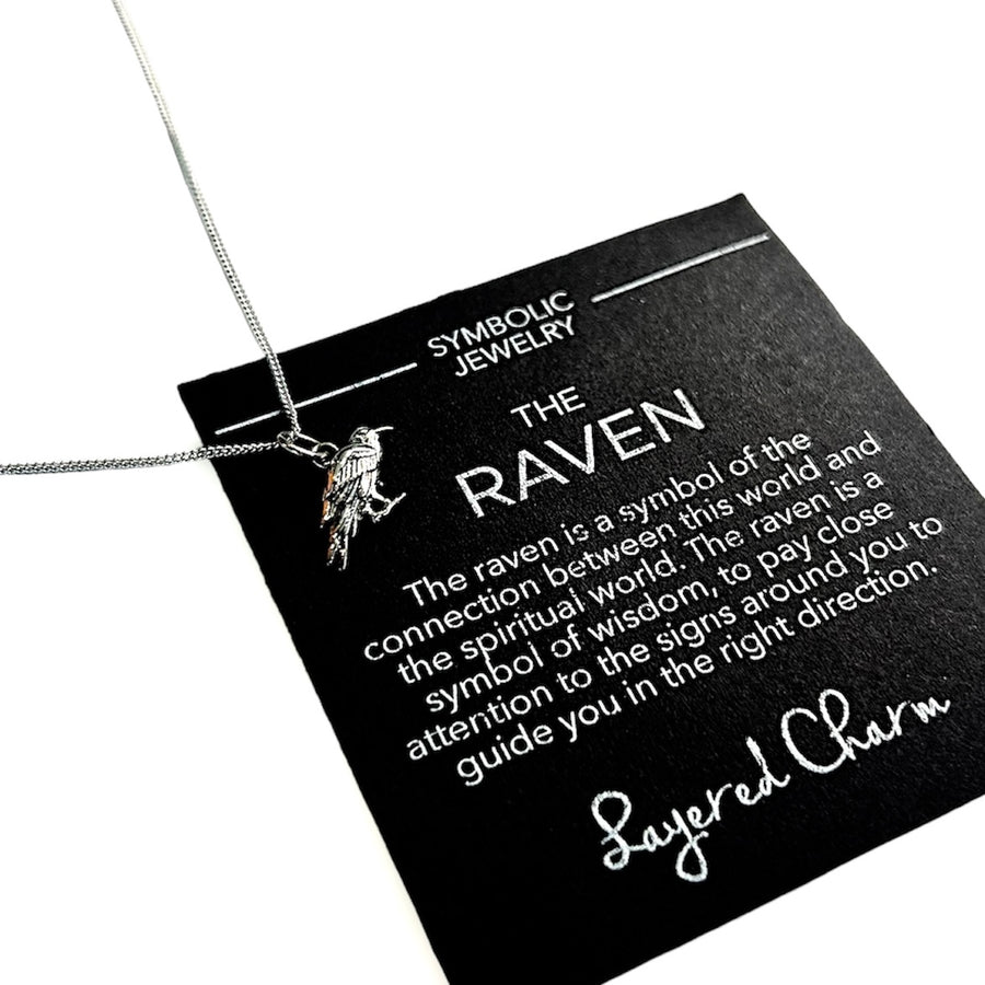 Textured Raven Necklace