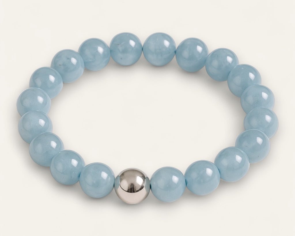 Aquamarine Stone Bracelet