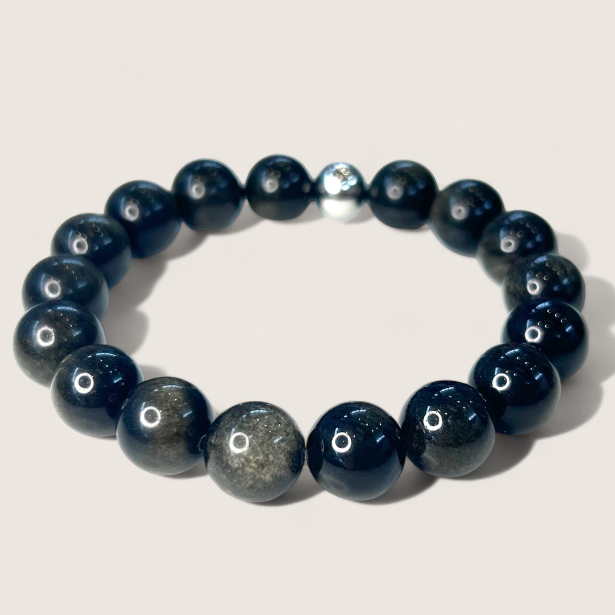 Obsidian Stone Bracelet