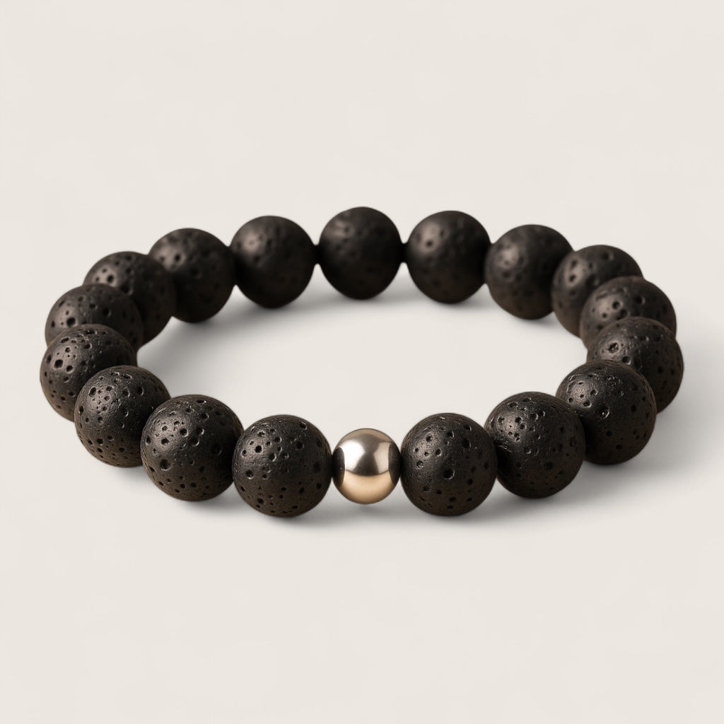 Lava Rock Stone Bracelet