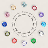 CZ Birthstone Stud Earrings