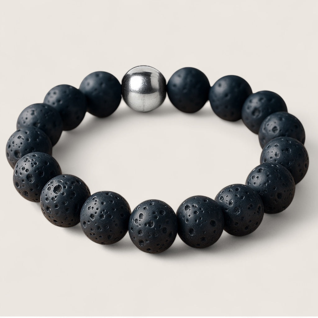 Lava Rock Stone Bracelet