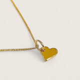 14KT Gold Plated Heart Necklace