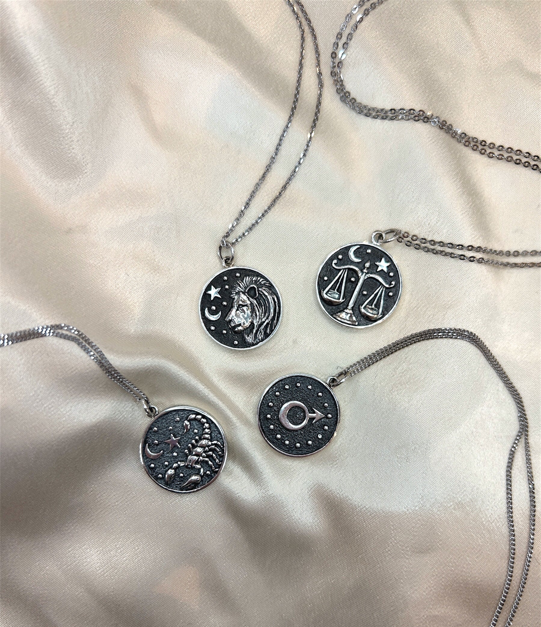 DOUBLE SIDED ZODIAC NECKLACES