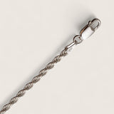 The Argent Twist – 2.3mm Rope Chain