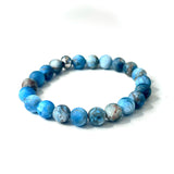 Blue Apatite Stone Bracelet