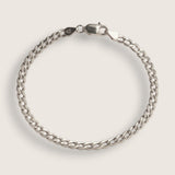 Argent Curb-Sterling Silver Bracelet
