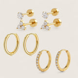 Luminous Harmony – 4-Piece Earring Gift Set