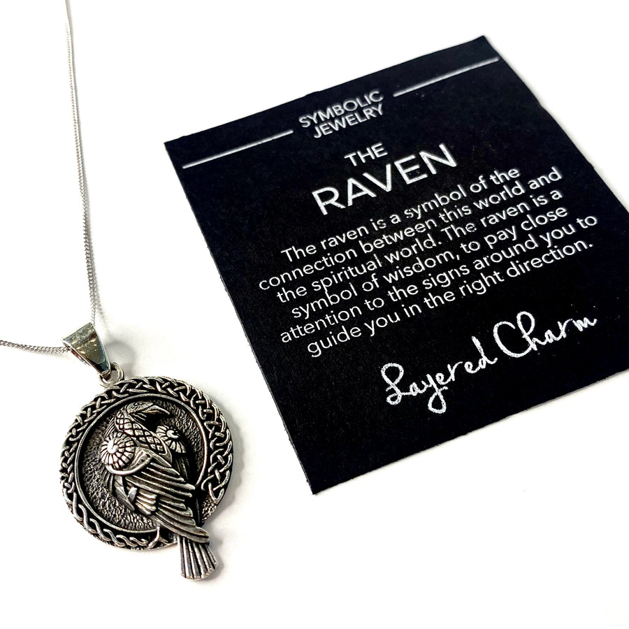 Celtic Raven Necklace