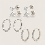 Luminous Harmony – 4-Piece Earring Gift Set