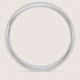 Argent Arc Ring – Sterling Silver Dome Band