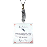 Feather with Claw Necklace