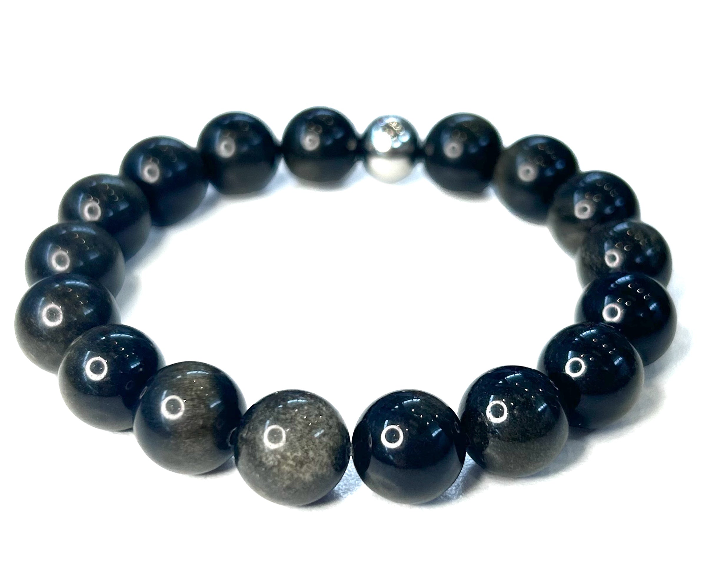 Obsidian Stone Bracelet