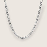 The Argent Stride – 7mm Silver Figaro Chain