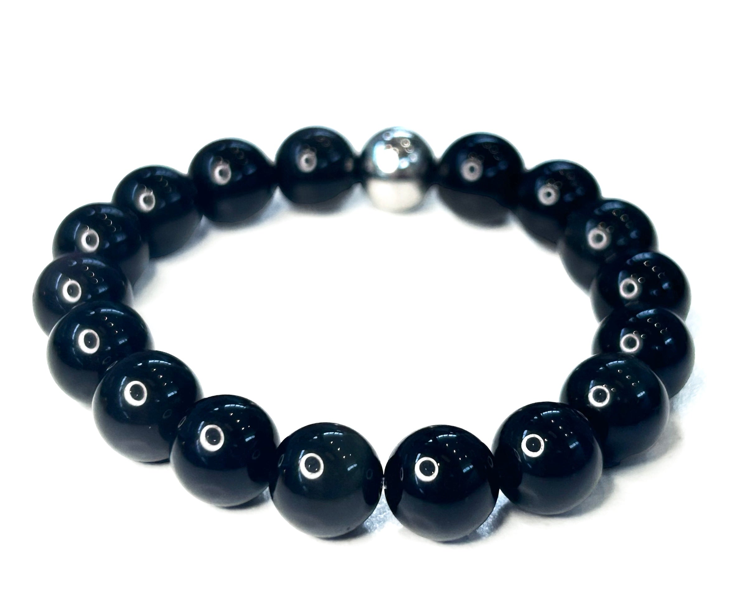 Obsidian Stone Bracelet